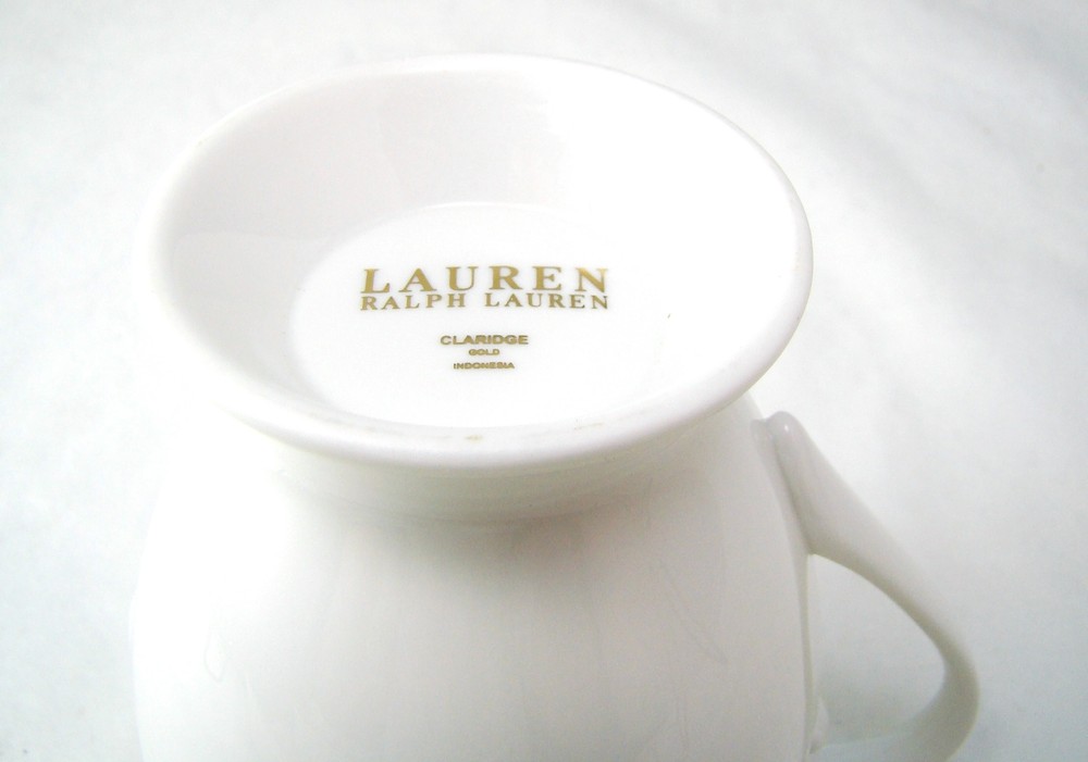 Ralph Lauren CLARIDGE GOLD Creamer EXCELLENT