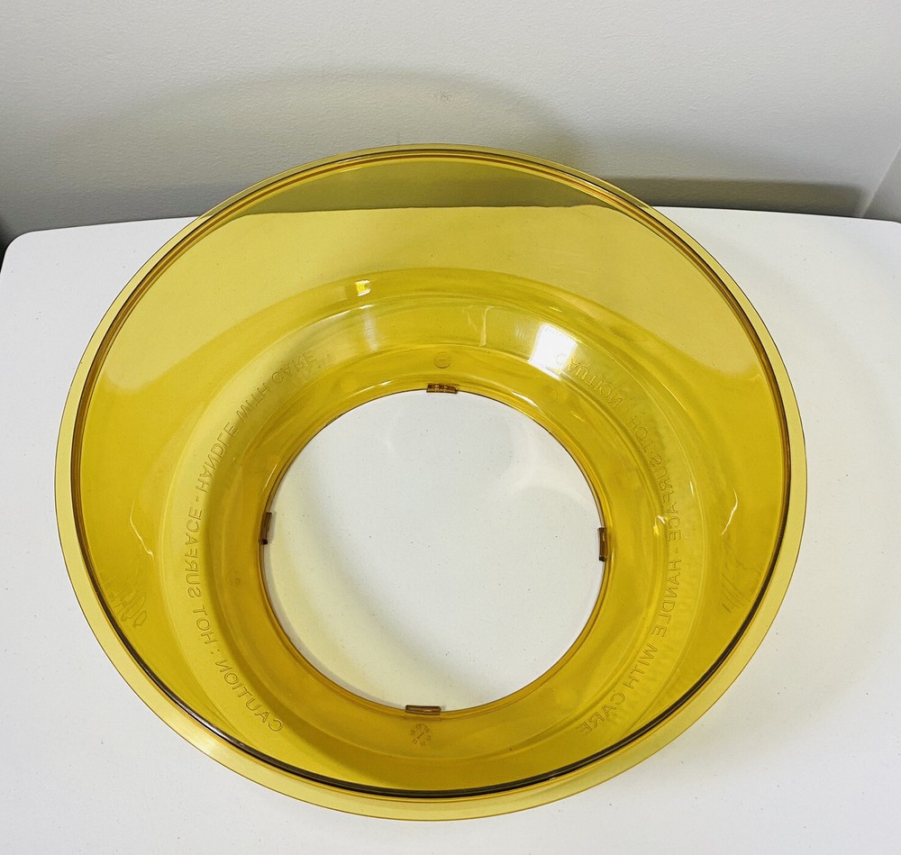 NuWave Pro Plus Infrared Oven Model 20602 Replacement Part Amber Dome Lid ONLY