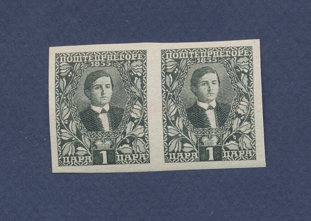 YUGOSLAVIA - MONTENEGRO  - Scott 87  - MNH imperforate pair --c