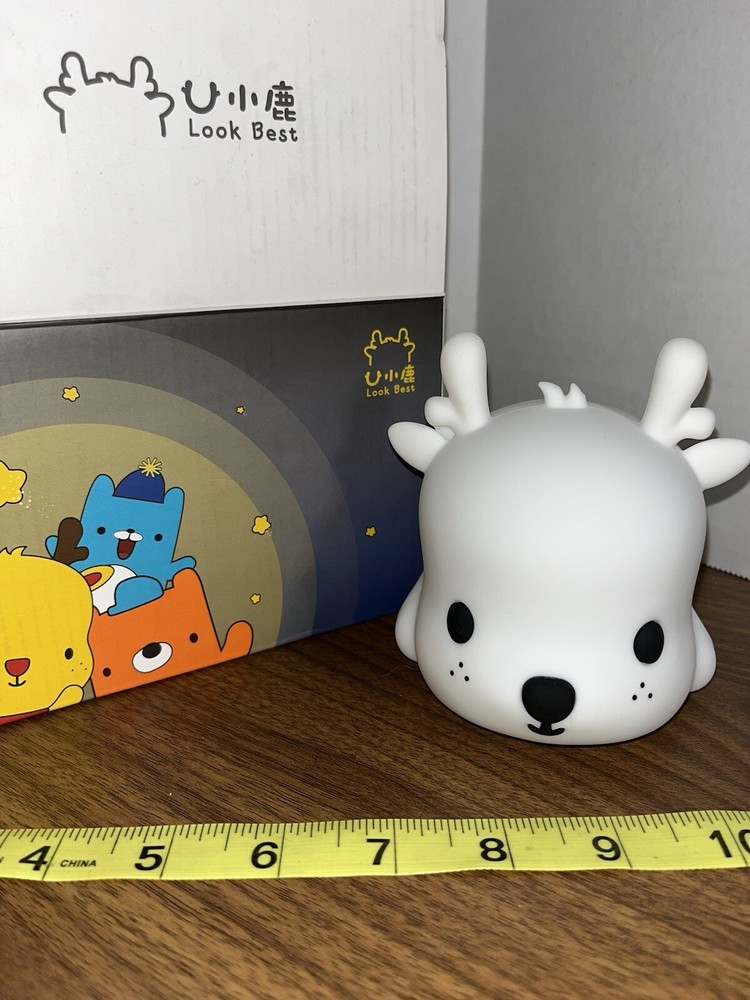 Cute Deer LED Silicone Light Up Touch Sensor Lamp Night Light Japan Import