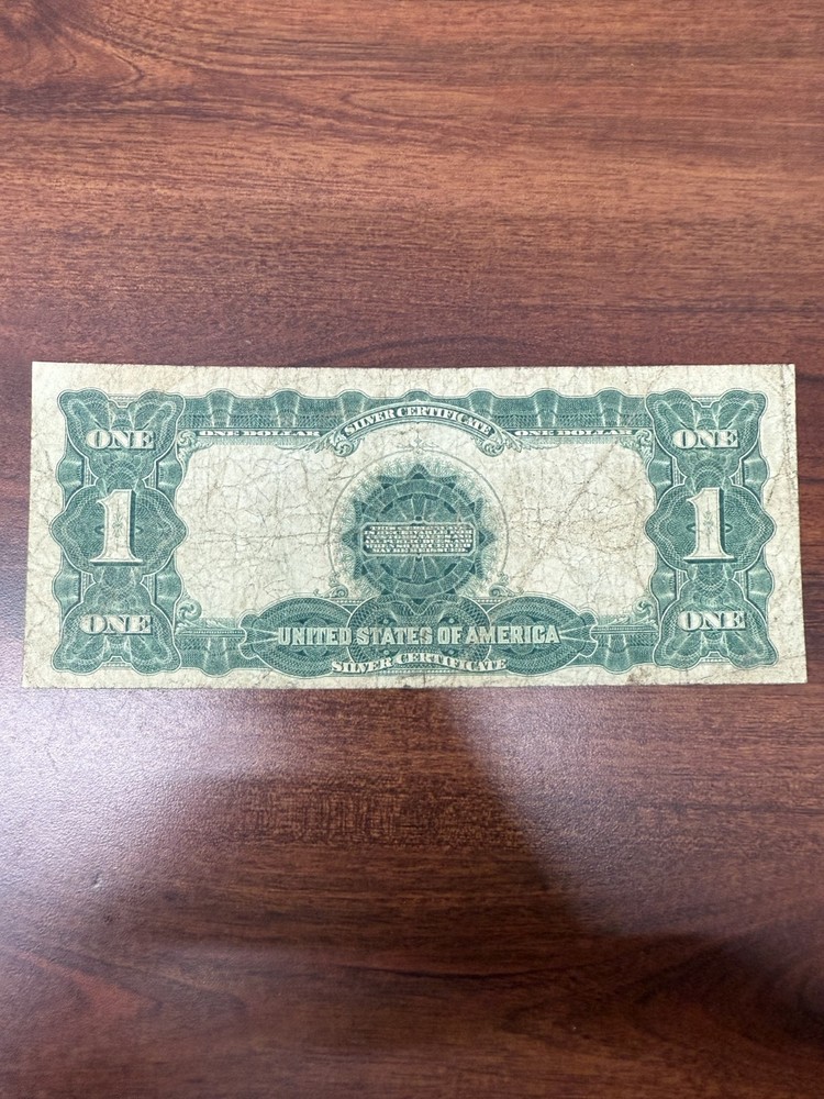 1899 1 DOLLAR SILVER CERT BLUE SEAL EAGLE BILL
