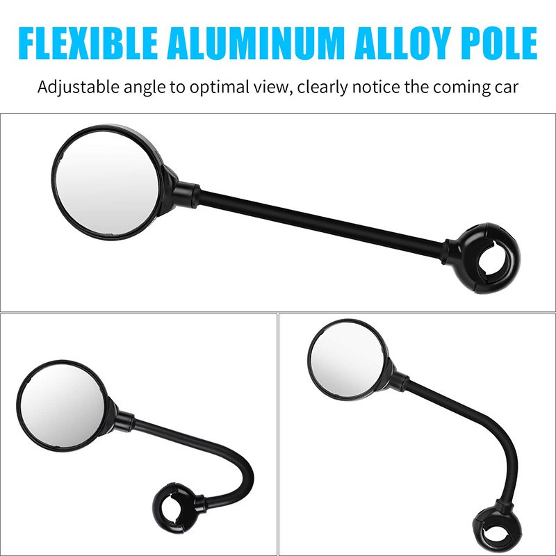 Quick-Release 2-Piece Set – Bicycle Rearview Mirror