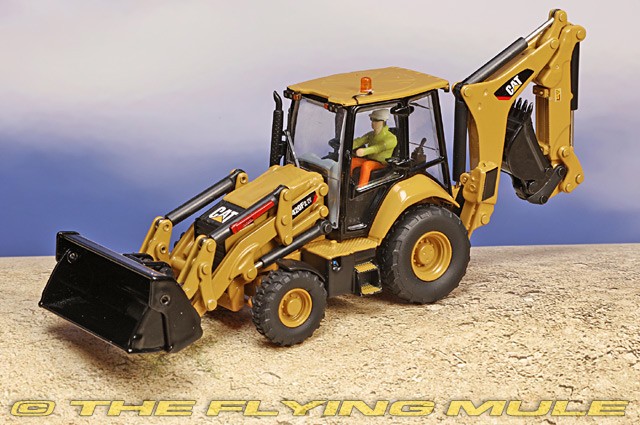 Diecast Masters 1:50 420F2 Backhoe Loader w/6 Work Tools
