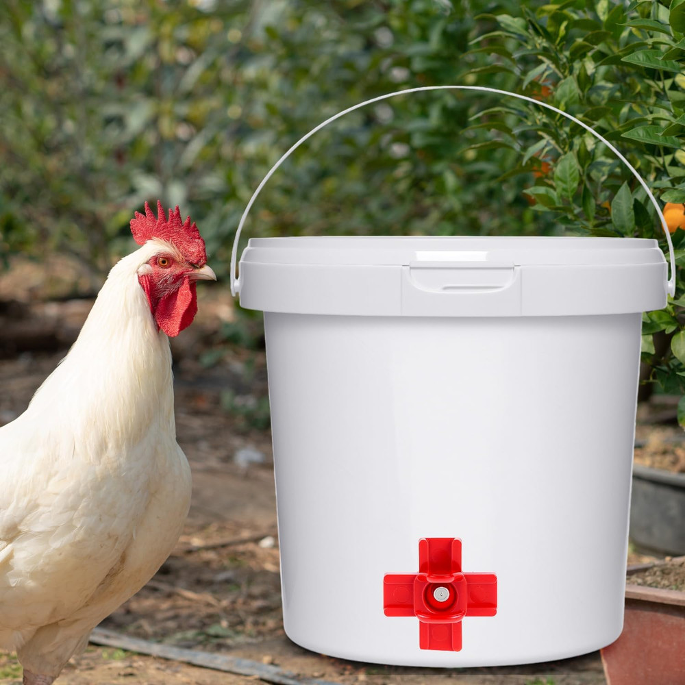 20 Pack Horizontal Poultry Water Nipples Automatic Chicken Feeder Drinker System