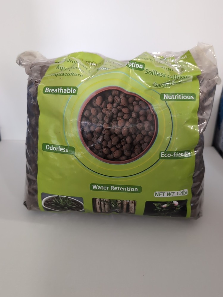 LECA Hydroponic Clay Pebbles 8 Lbs
