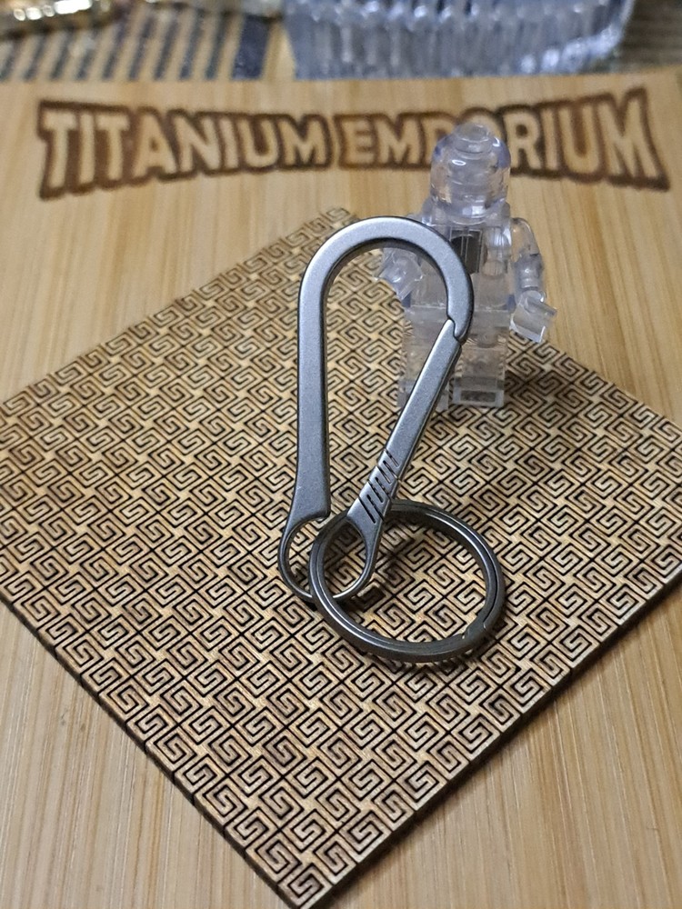 EDC Titanium Carabiner Keychain