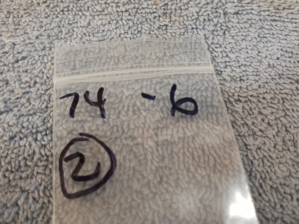 1974 Washington Quarters, coin ring, size 6 #2