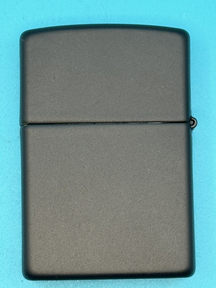 2021 Subtle Green Leaf Bud 420 Black Matte Zippo Lighter