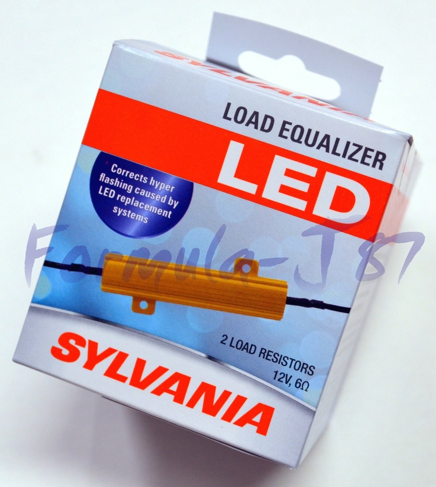 Sylvania LED Load Equalizer Resistor 7443 DRL Light Bulb Hyper Flashing Stop Fix