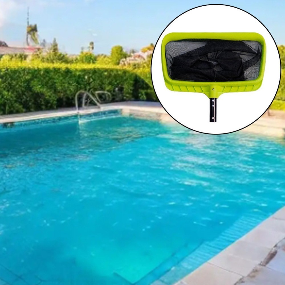 Swimming Pool Skimmer Tool with Fine Mesh Net and Ergonomic Comfortable Handle
