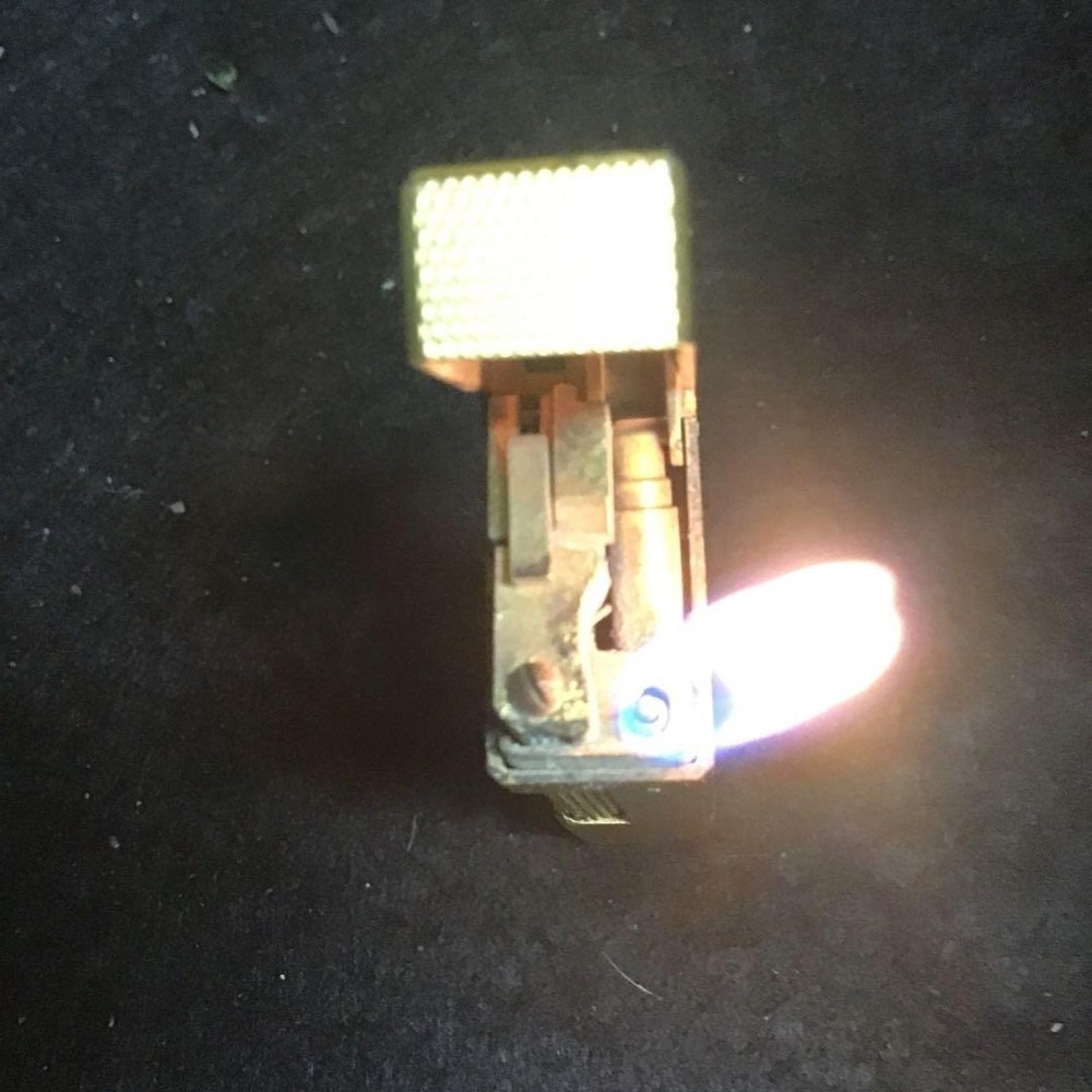 Overhauled Dunhill Rollagas lighter Gold without box
