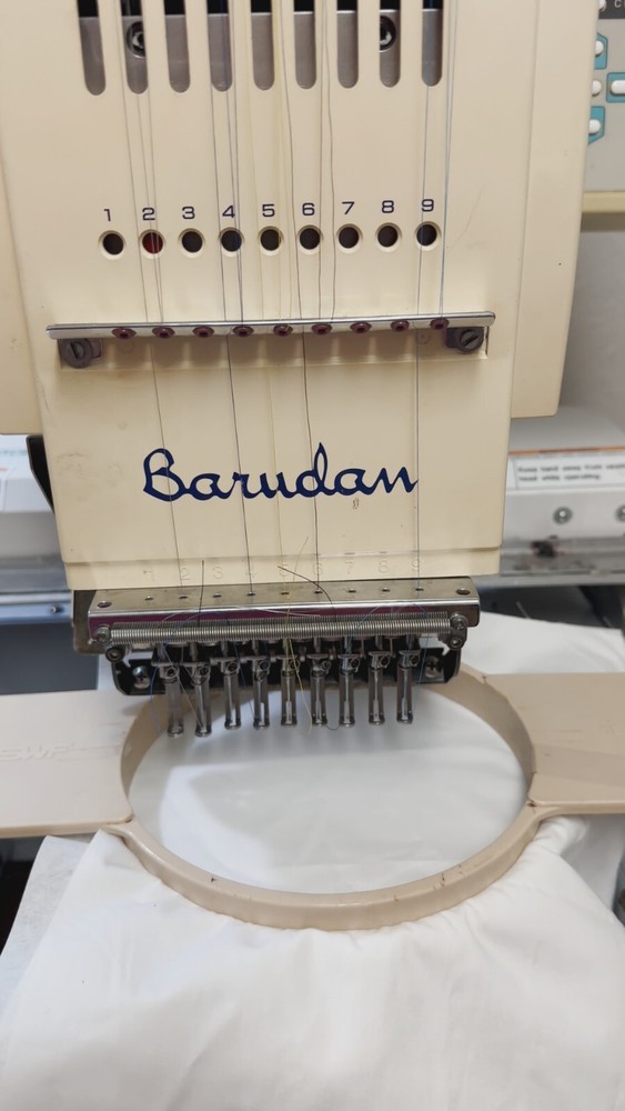 barudan embroidery machine used