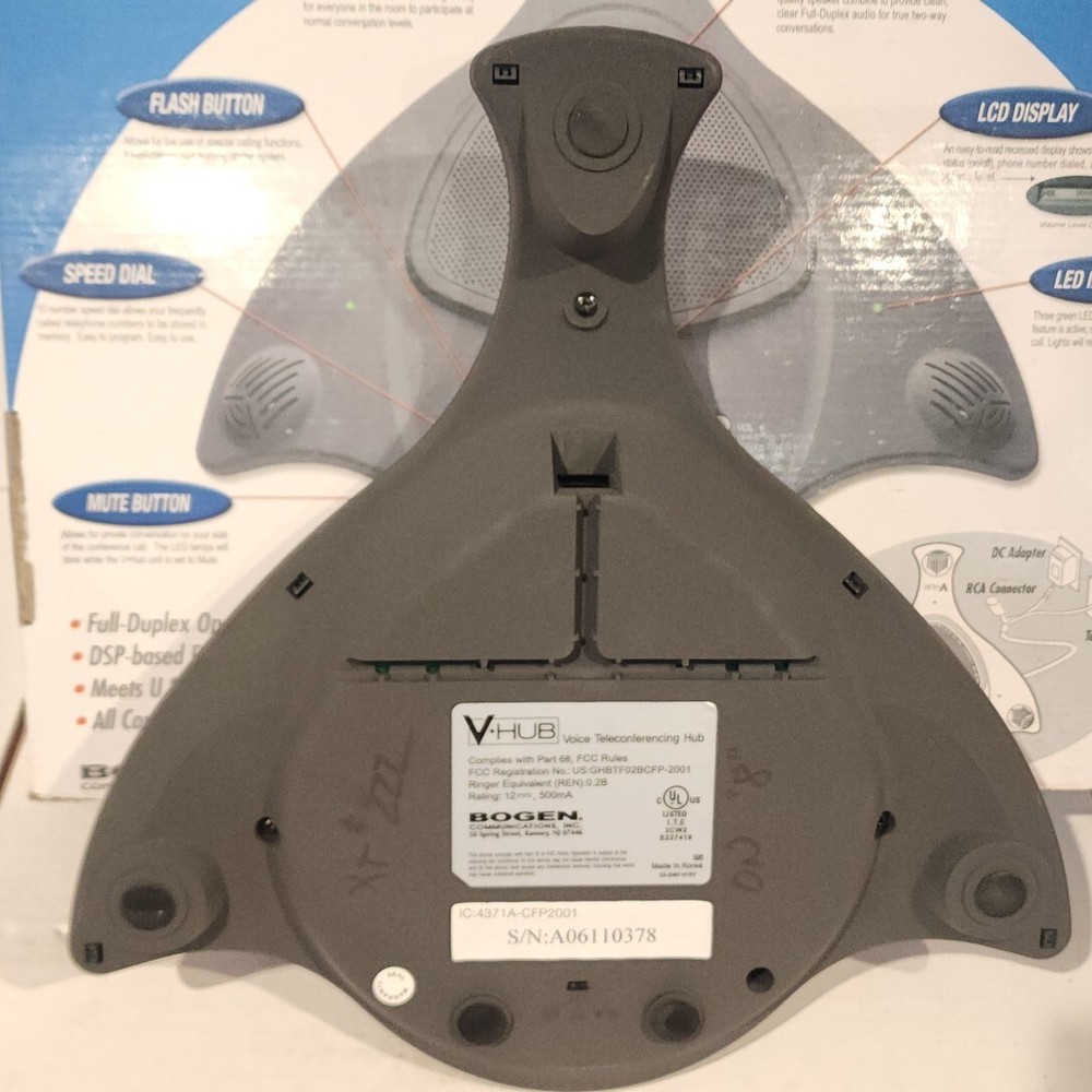 Bogen V-Hub Conference Call Speaker and Microphone Wireless Conference