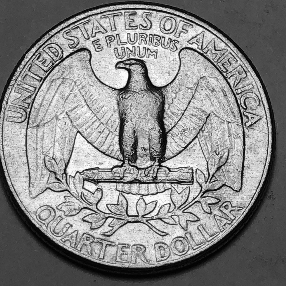 1995 D Washington quarter folder filler circulated