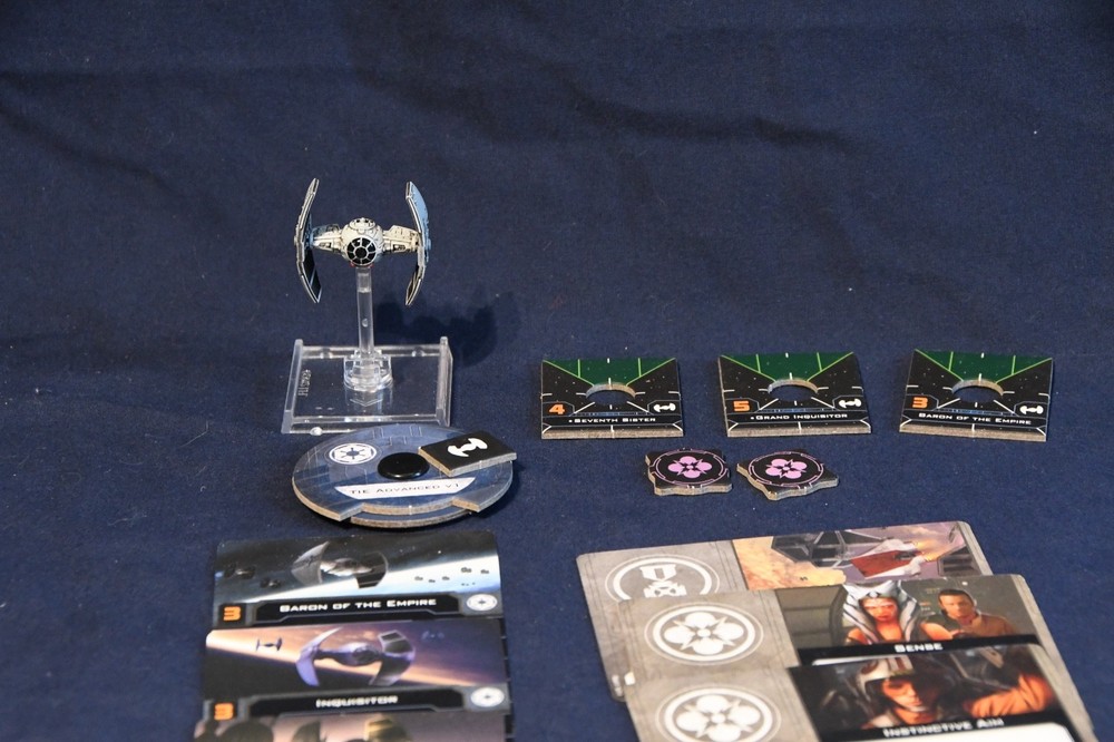 TIE Advanced v1 ship for Star Wars X-Wing Miniatures Game