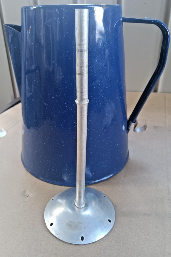 8 Cup Blue GSI Outdoors Enamelware Coffee Pot -Stem. ONLY.