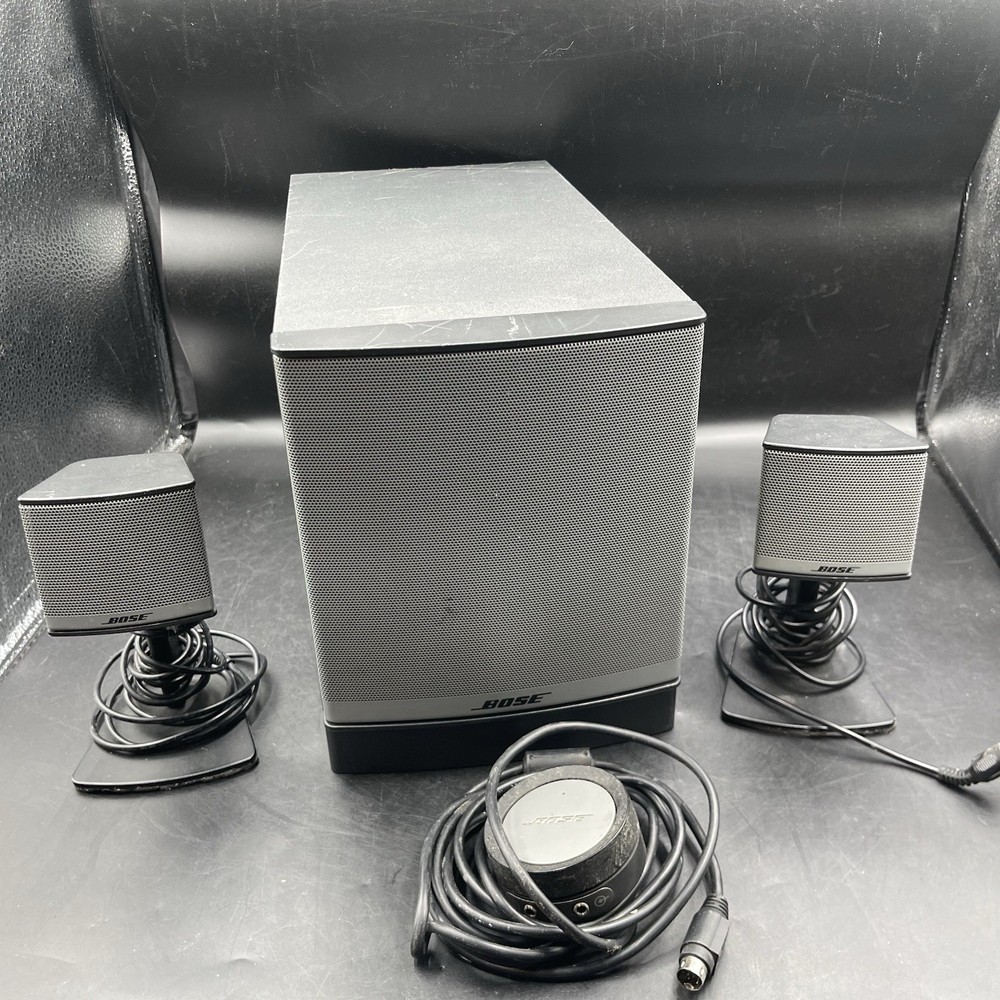 Bose Companion 3 Series II Complete Multimedia Speaker System Untested Read