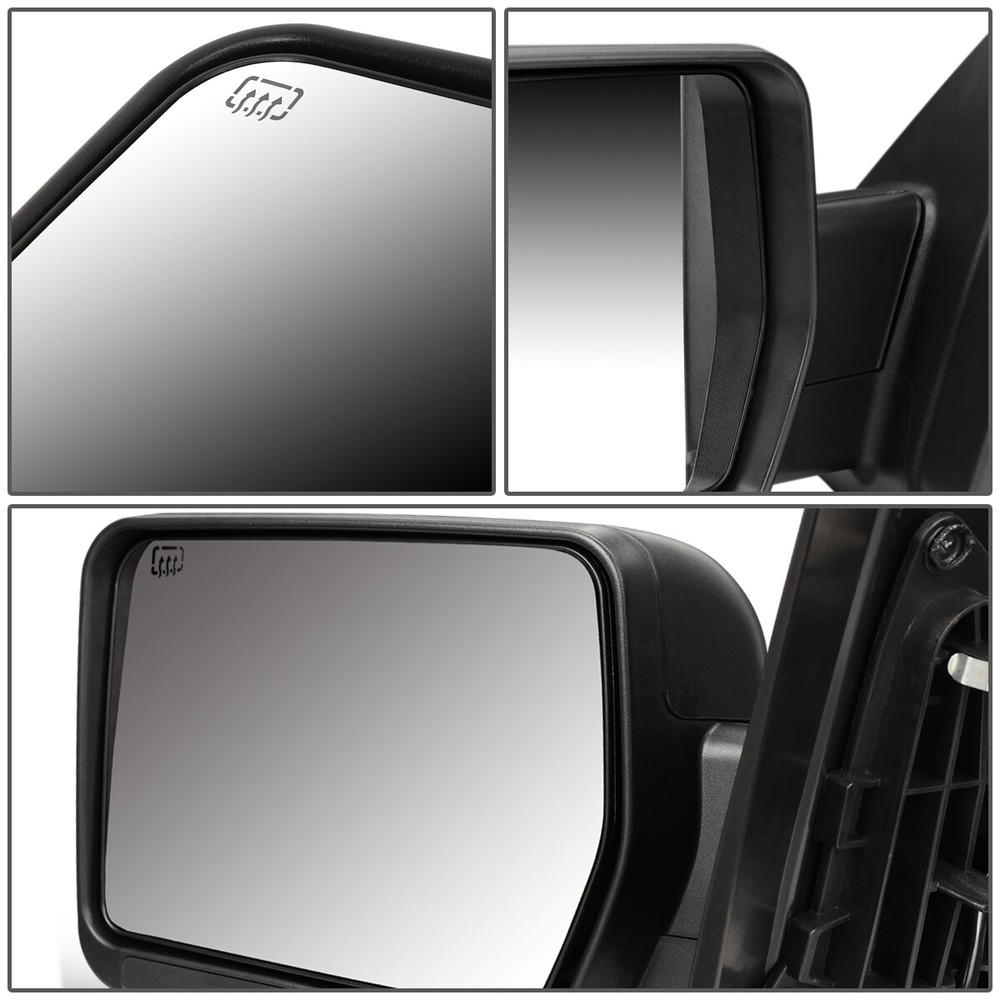 FOR 2004-2014 F150 POWER+HEATED REAR VIEW REPLACEMENT SIDE MIRROR LEFT DRIVER