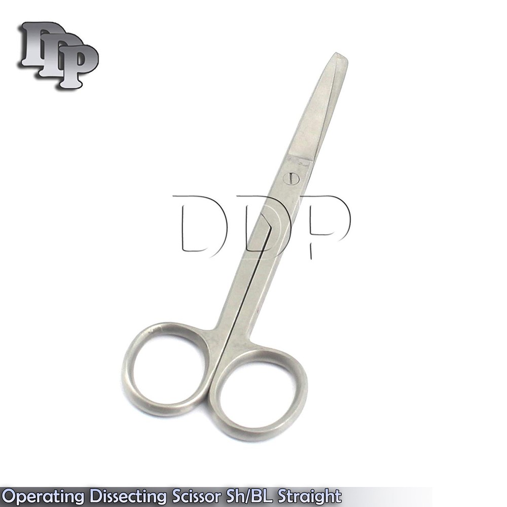 8 Pieces Of Operating Scissor 4.5" Sharp Blunt Straight Surgical Instruments