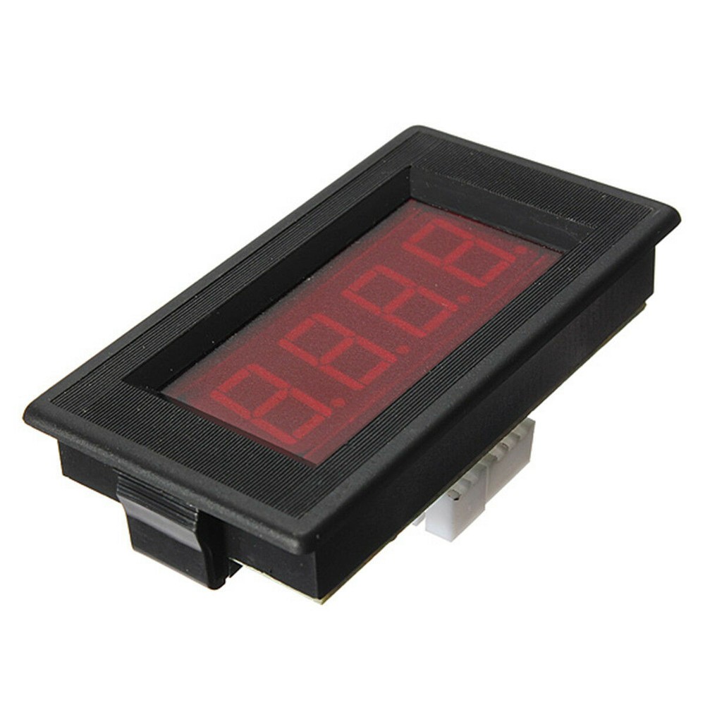 Hall Proximity Switch Sensor NPN + 4 Digital Red LED Tachometer RPM Speed Meter