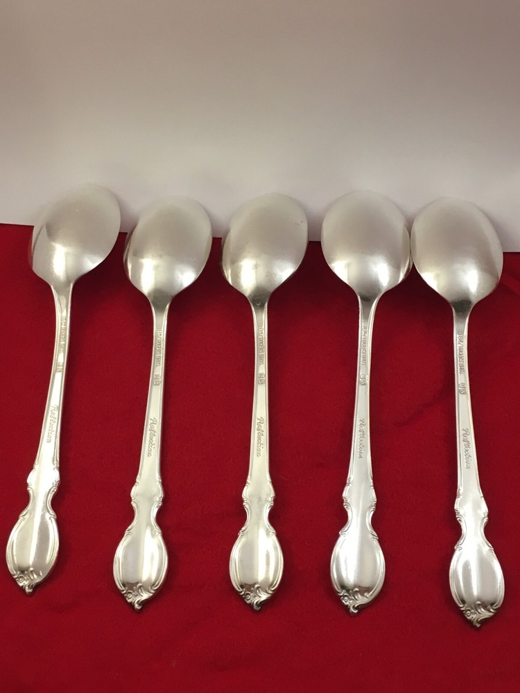 1847 Rogers Bros REFLECTION International Silver Plate 5 Teaspoons 1959