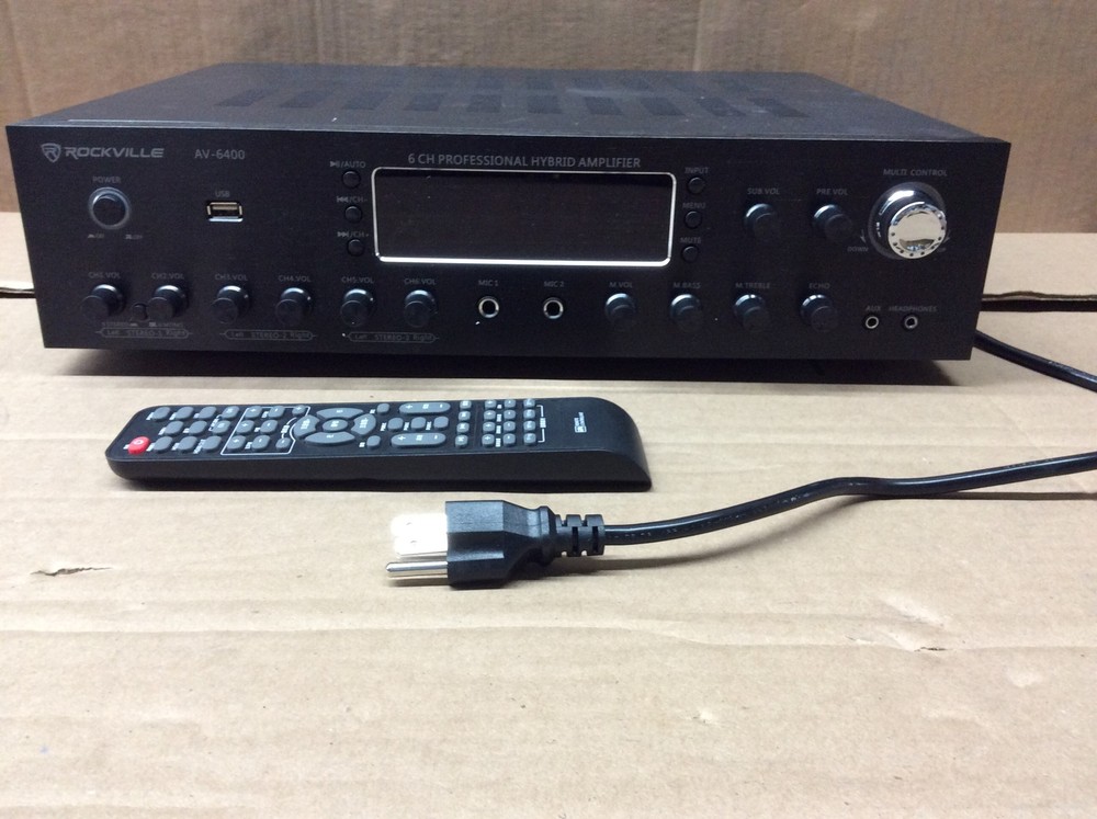 Home amplifier with bluetooth and aux