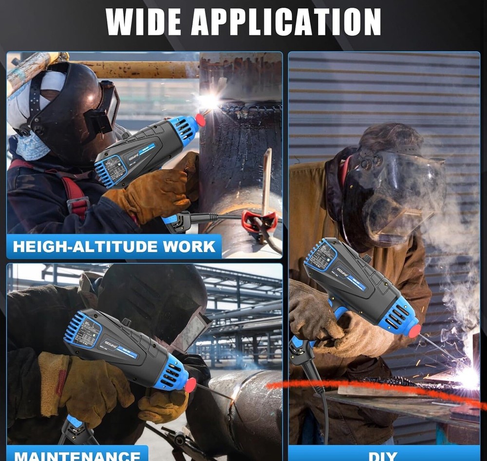 AZZUNO Handheld Welding Machine ARC Welder Kit Portable MMA Welding Machine 15