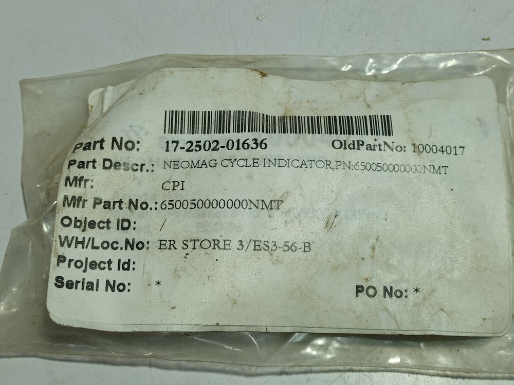 CPI NeoMag 650050000000NMT Cycle Indicator