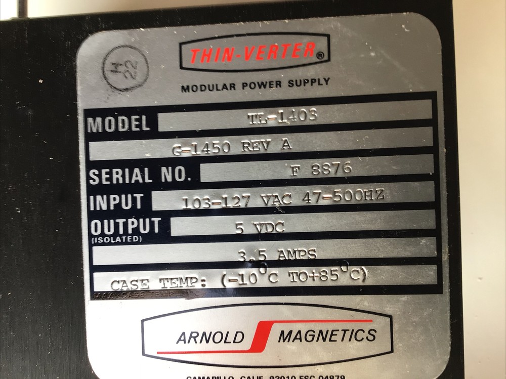 Thin-Verter Modular Power Supply TL-1403