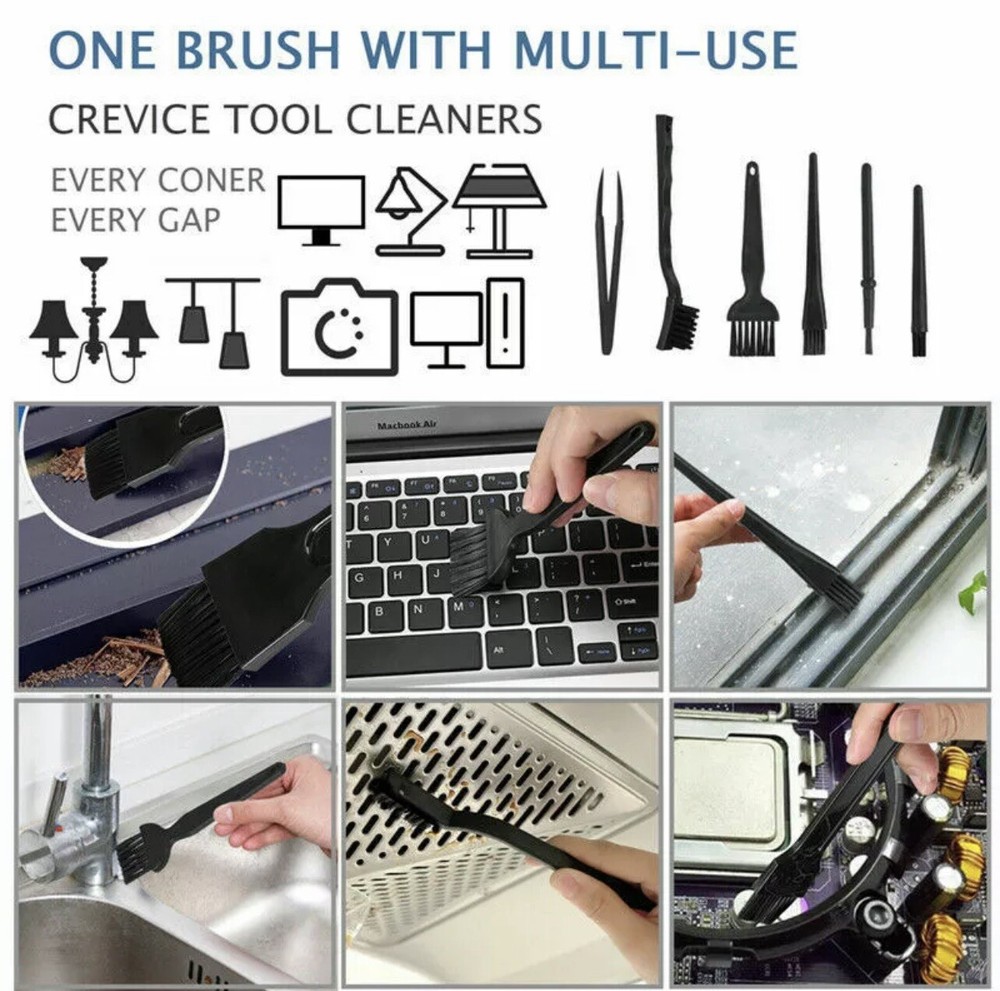 6Pc Keyboard Cleaning Brush Kit Tools Computer Anti-static For Laptop MacBook PC