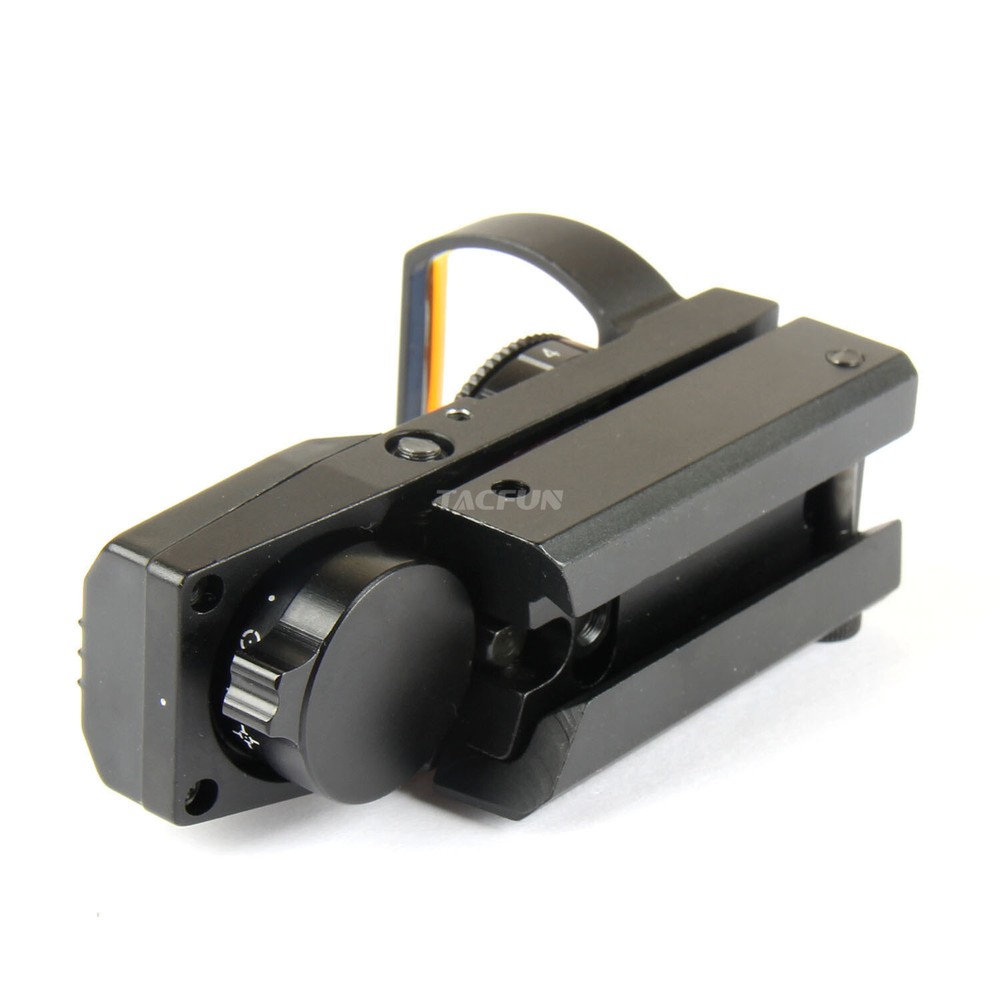Red Reflex Sight with 4 Reticles, 3/8" Dovetail Mount