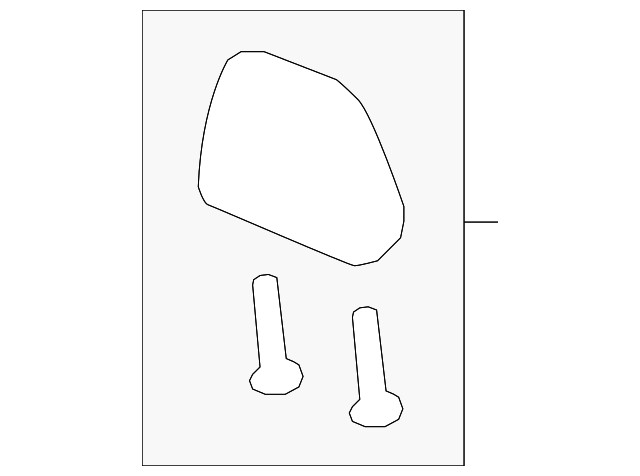Genuine Honda Headrest Outer 82140-T0G-A02ZE