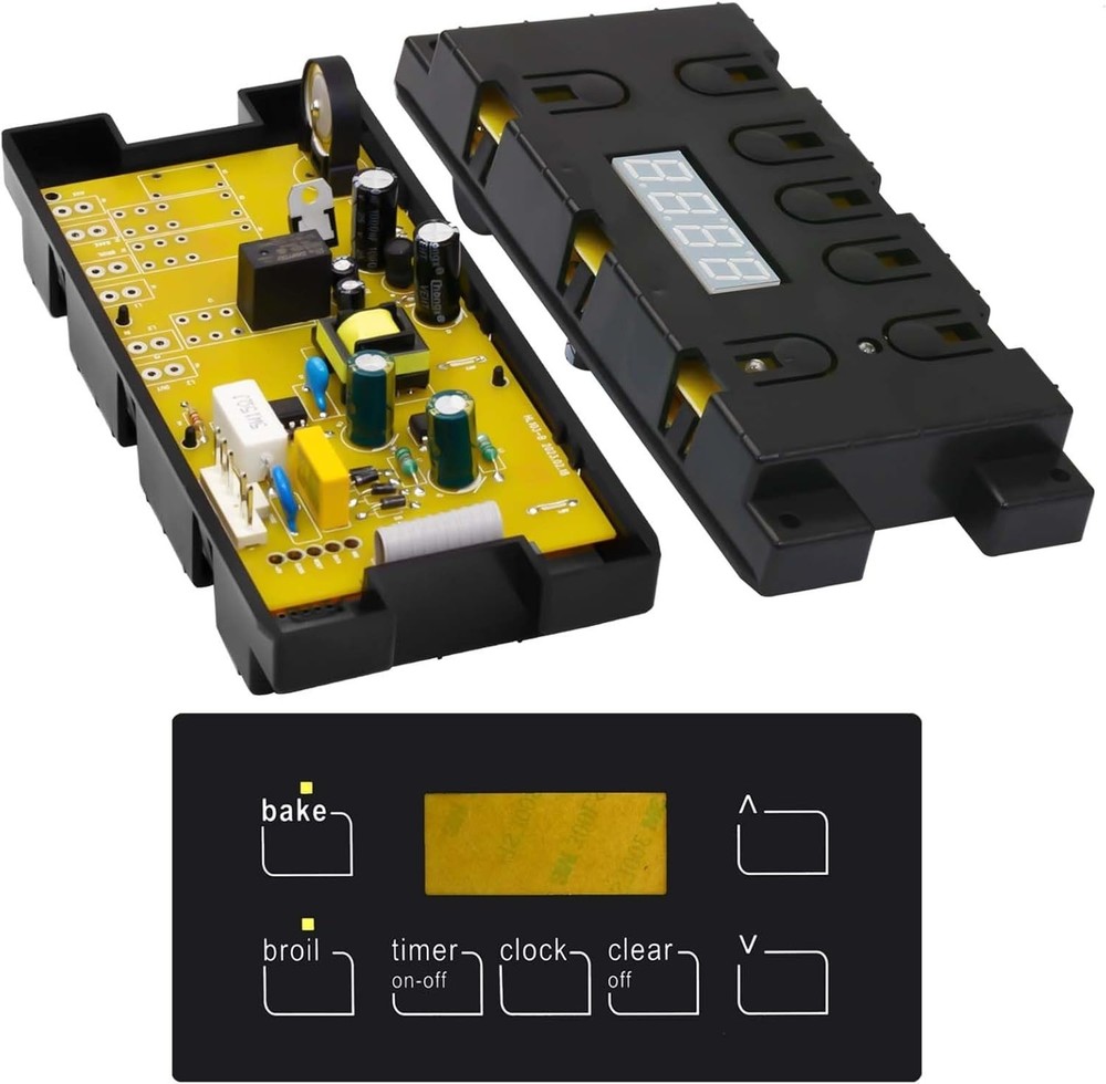 5304518661 Range Oven Control Board for Electrolux Kenmore, Gas Range 7 Button