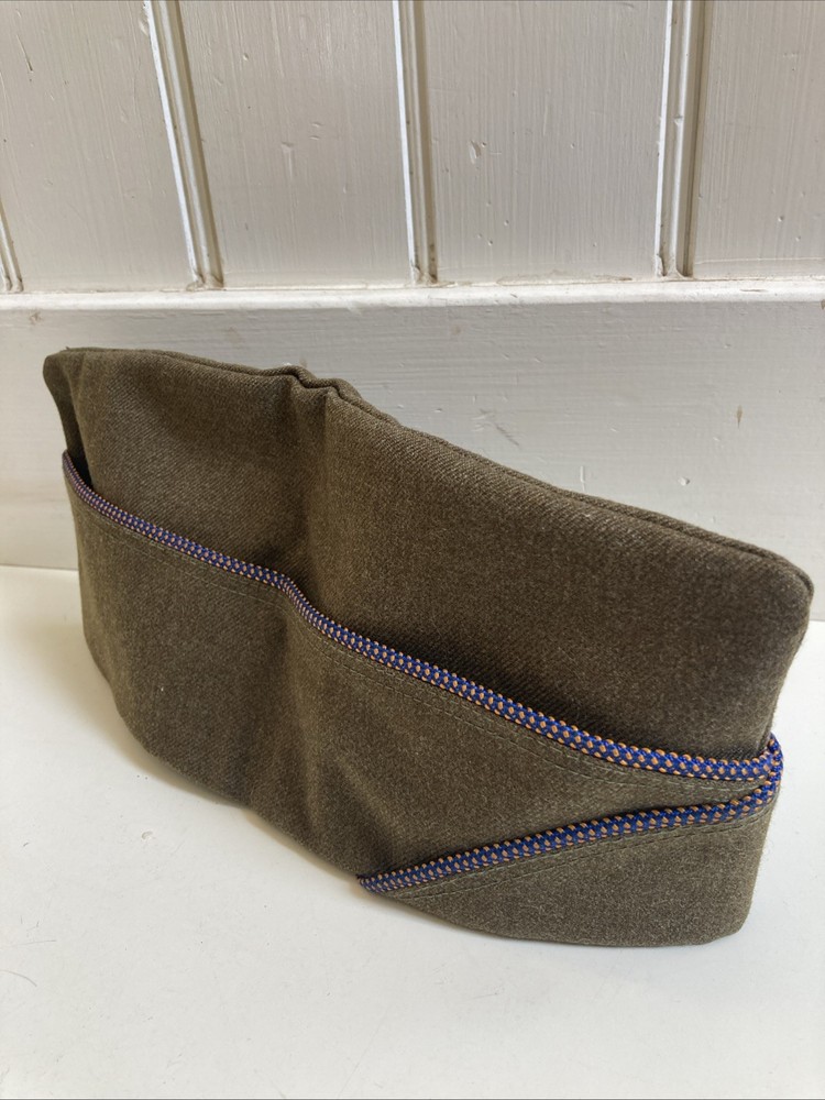 Vintage Flight Ace  Wool Army Hat Green