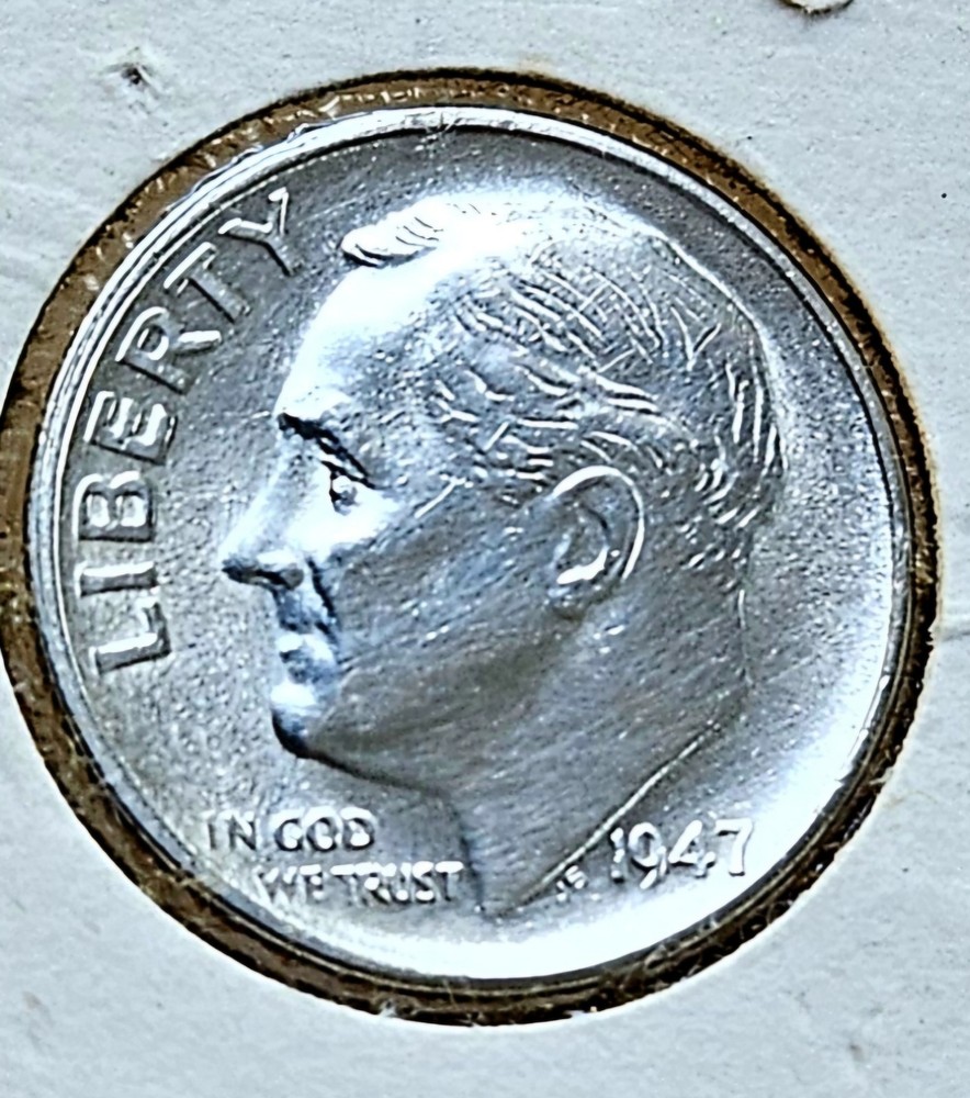 1947-S 10C Roosevelt Dime, 90% Silver