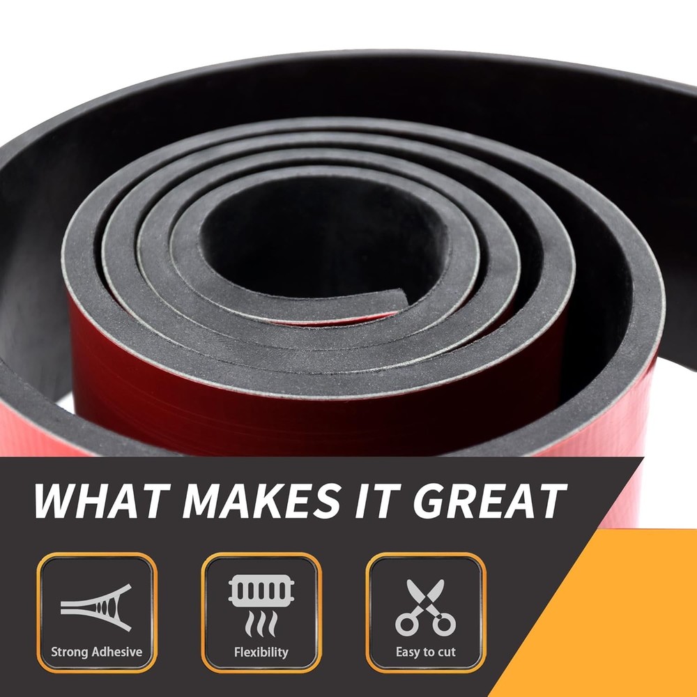 1/4 Inch Thick Neoprene Rubber Strips and Solid Rubber Rolls, Sheet for DIY G...
