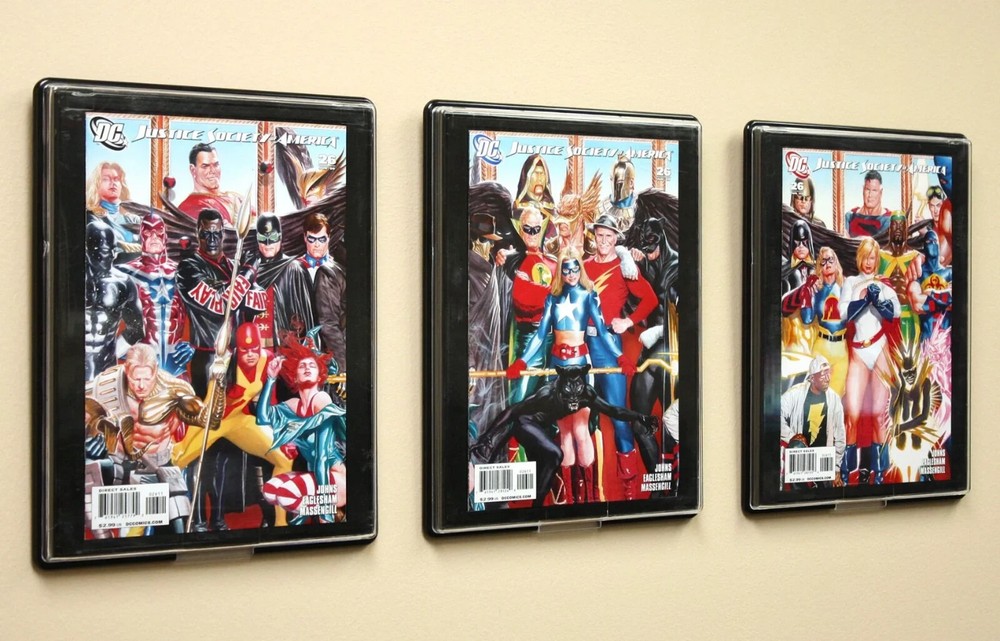 BCW Comic Book Showcases - Framed Display Case - Hangs On Wall - *FIVE PACK*