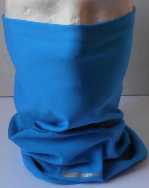 NIKE Unisex Dri-Fit Solid Running Cooling Half Buff Wrap Photo Blue/Silver 14X10