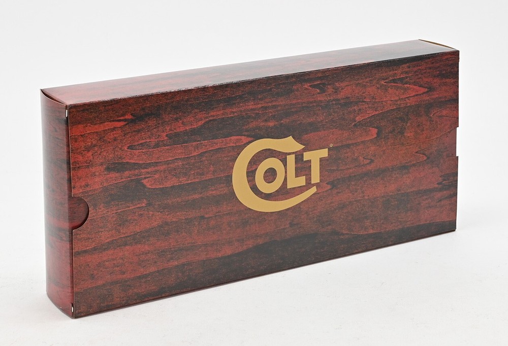 Colt Python 8 Inch 1978 Wood Grain Foam Insert Box And Paperwork Package. New