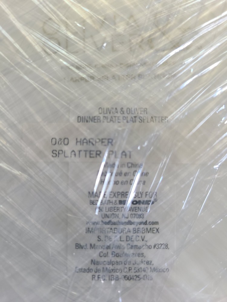 Olivia & Oliver Harper Splatter Platinum 5-Piece Place Setting