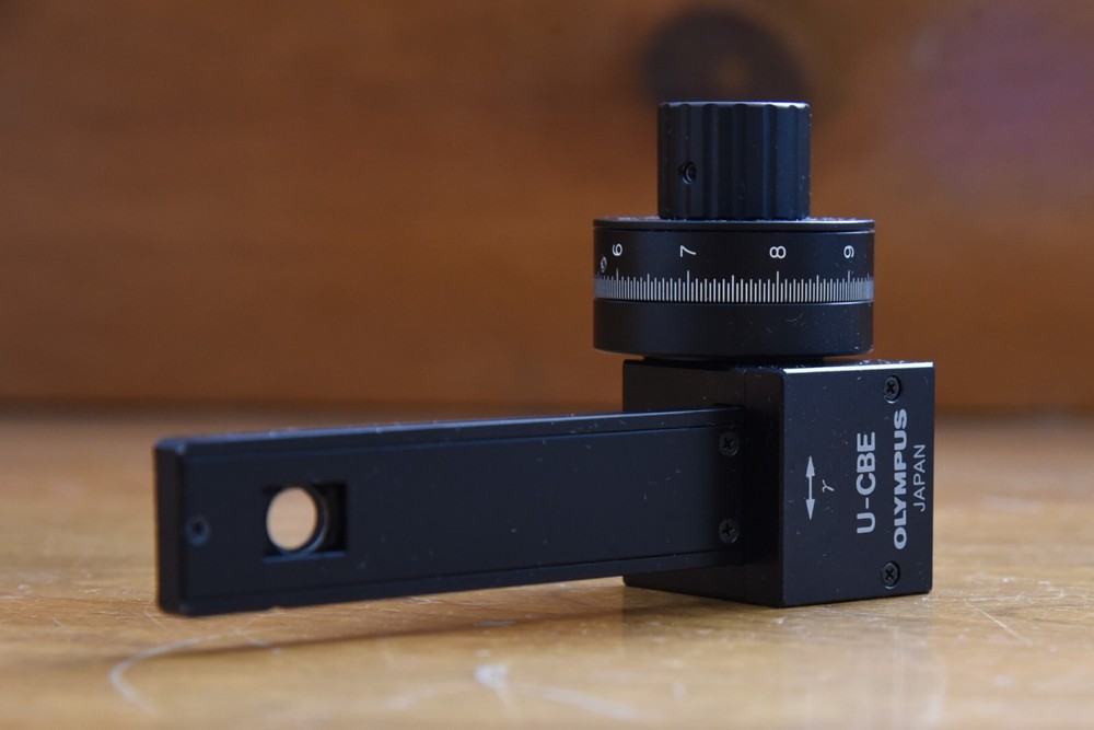Olympus Microscope U-CBE Berek Compensator 3 Lamba Measuring Range U-P541 WOW!
