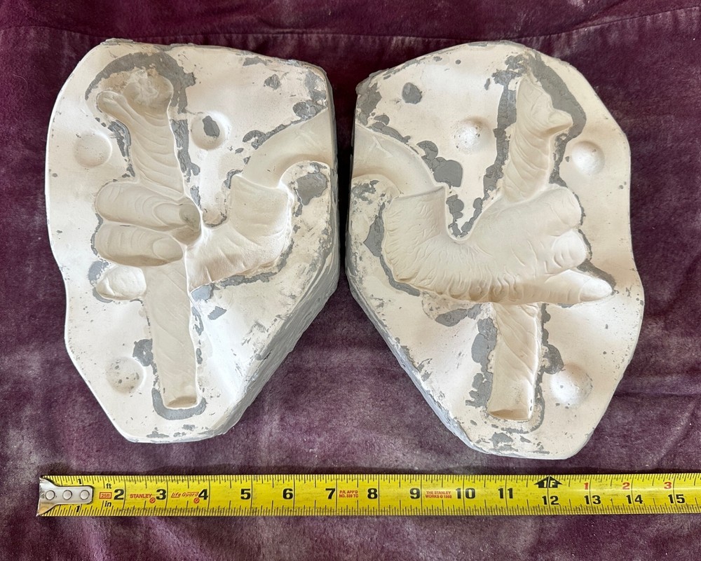 TL Designs by Clay Magic TL-983 Twilly Troll Optional Hand w/ Staff Ceramic Mold
