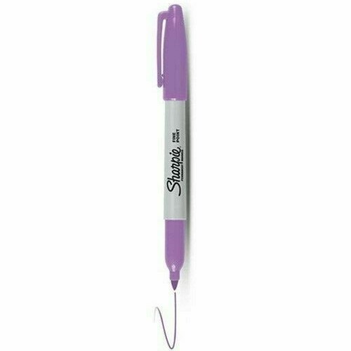 Sharpie  Permanent Marker Purple  Fine Pt Tip  New