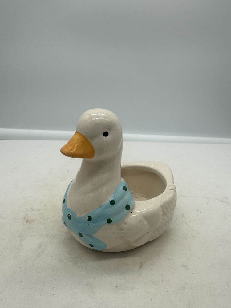 Vintage 1992 Loomco Small Duck Planter