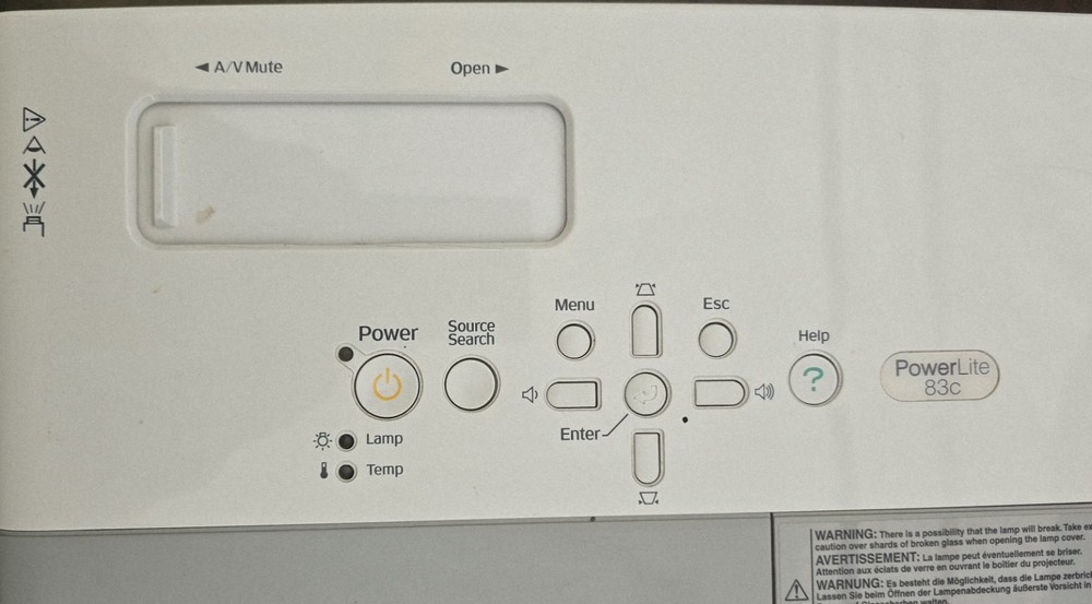 Epson PowerLite 83c 3LCD Projector