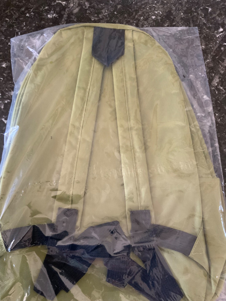 Bright 17 x 12 Unisex Backpack. NIP Ships NEXT DAY OLIVE