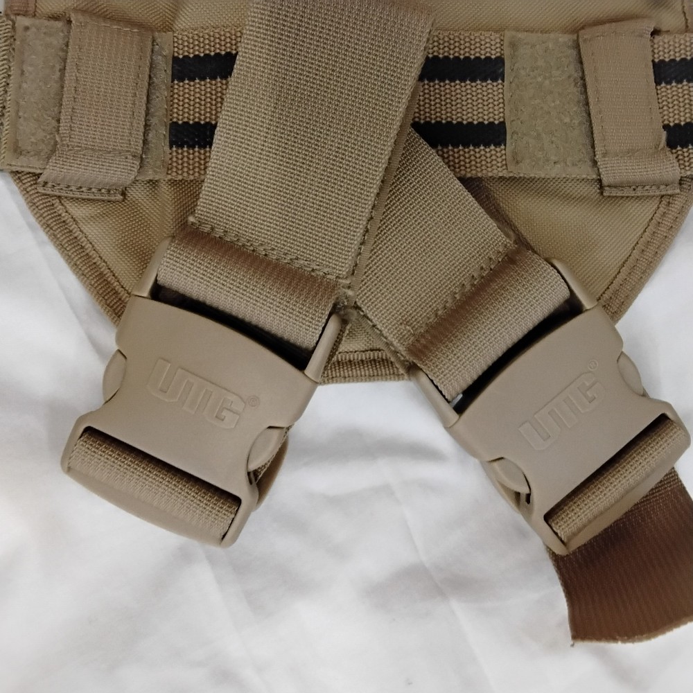 UTG Tactical Drop Leg Platform MOLLE Panel Tan Adjustable Thigh Rig