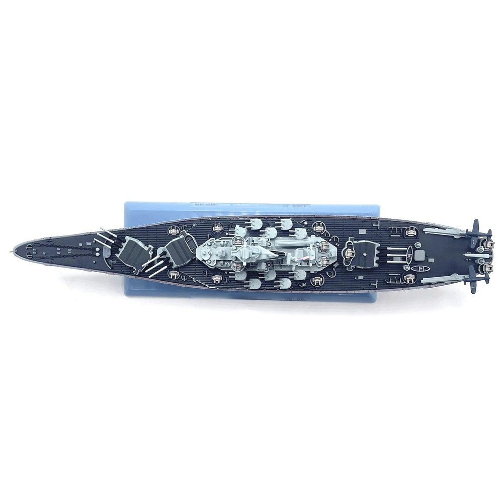 Diecast 1/1000 WWII USS Massachusetts BB-59 Battleship Model Static Display