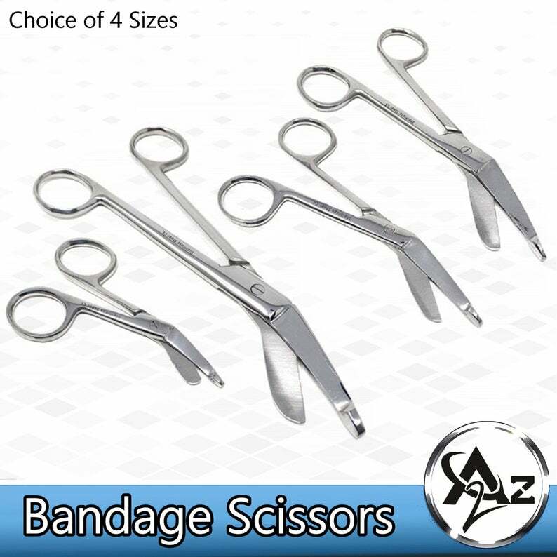 Bandage Lister Scissors for Veterinary Technician Nurse Heavy Duty Instruments