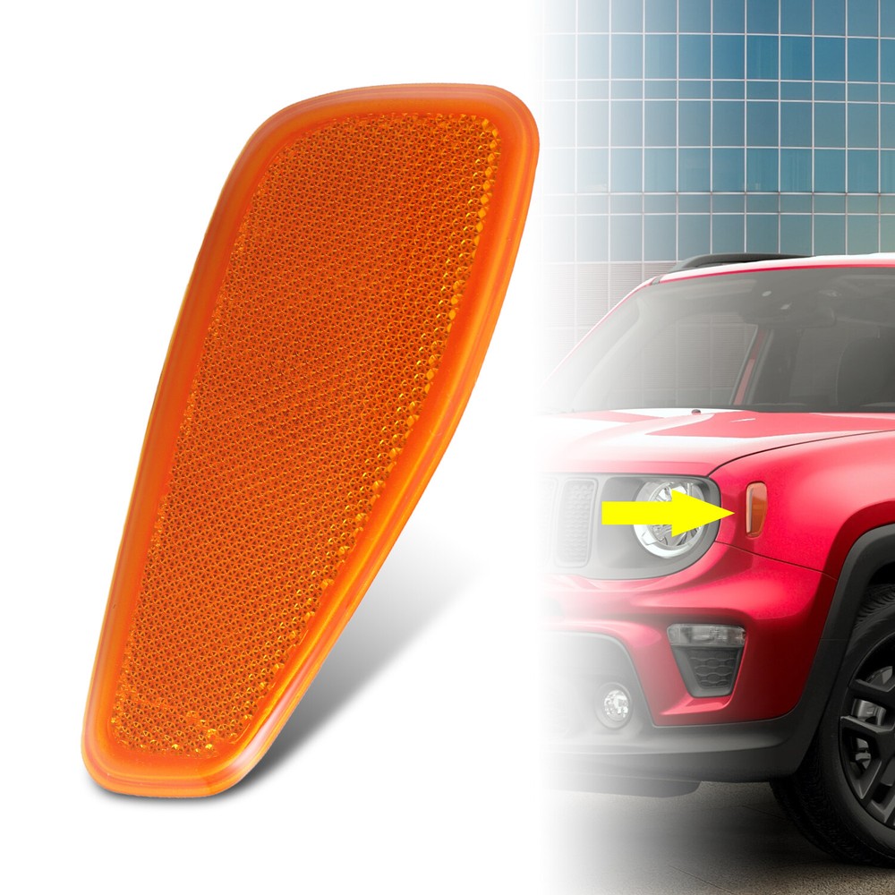 Front Driver Left Side Marker Light for 2015-2023 Jeep Renegade 68256050AA